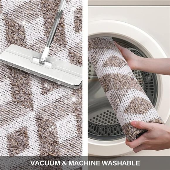 Door Mat, Front Indoor Doormat TPR Backing Non Slip Entry Rug Washable - Picture 6 of 7